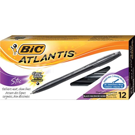 Stylos à bille Atlantis® Stic noir