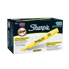 "Sharpie Tank" highlighter Box of 12 yellow highlighters