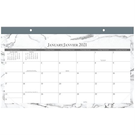 Bianca Collection Monthly Desk Pad (2021)