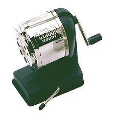 Pencil sharpener with vacuum mount