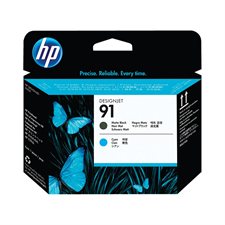 HP 91 Printheads black/cyan