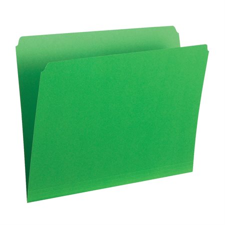 Chemises à dossier de couleur Format légal vert