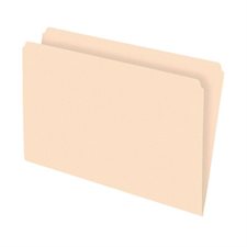 Straight-Cut File Folders Manila. 9-1/2 pts. legal size