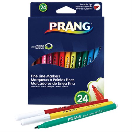 Fine Line Markers package of 24