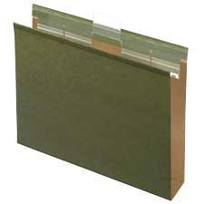 Ready-Tab™ Reinforced Hanging Folders Letter standard green