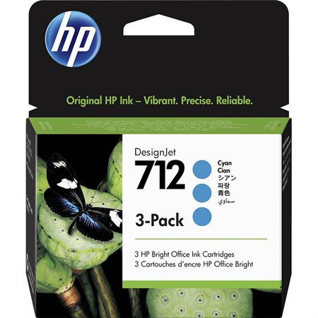 HP 712 Ink Jet Cartridge cyan