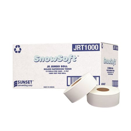 Papier hygiénique de luxe SnowSoft rouleau de 1000 pi