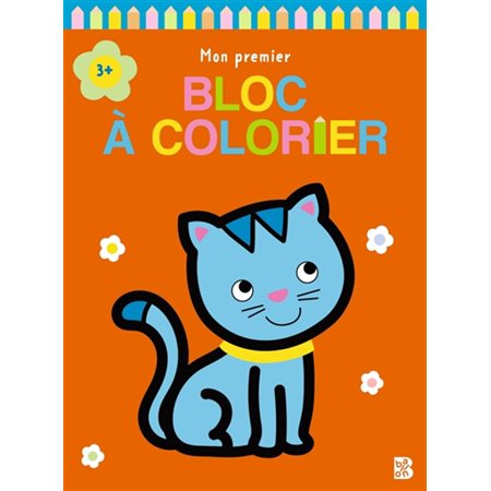 Mon premier bloc à colorier : Chat