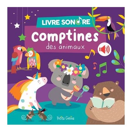 Comptines des animaux, Livre sonore