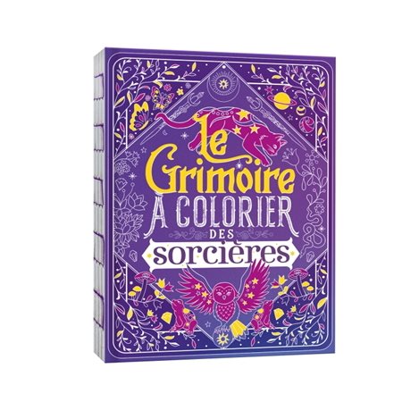 Le grimoire à colorier des sorcières