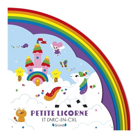 Petite licorne et l'arc-en-ciel